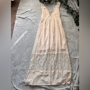 Cream Forever 21 dress, M
